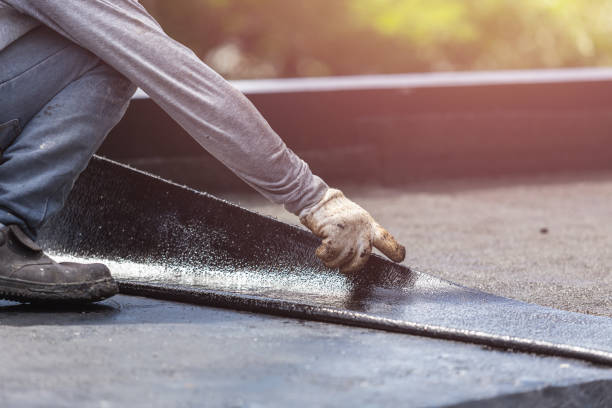 Professional Waterproofing technician working in Fairview, OR
